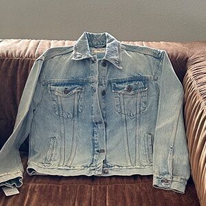 Free People We the Free Jolene Trucker Denim Jacket XS NWT